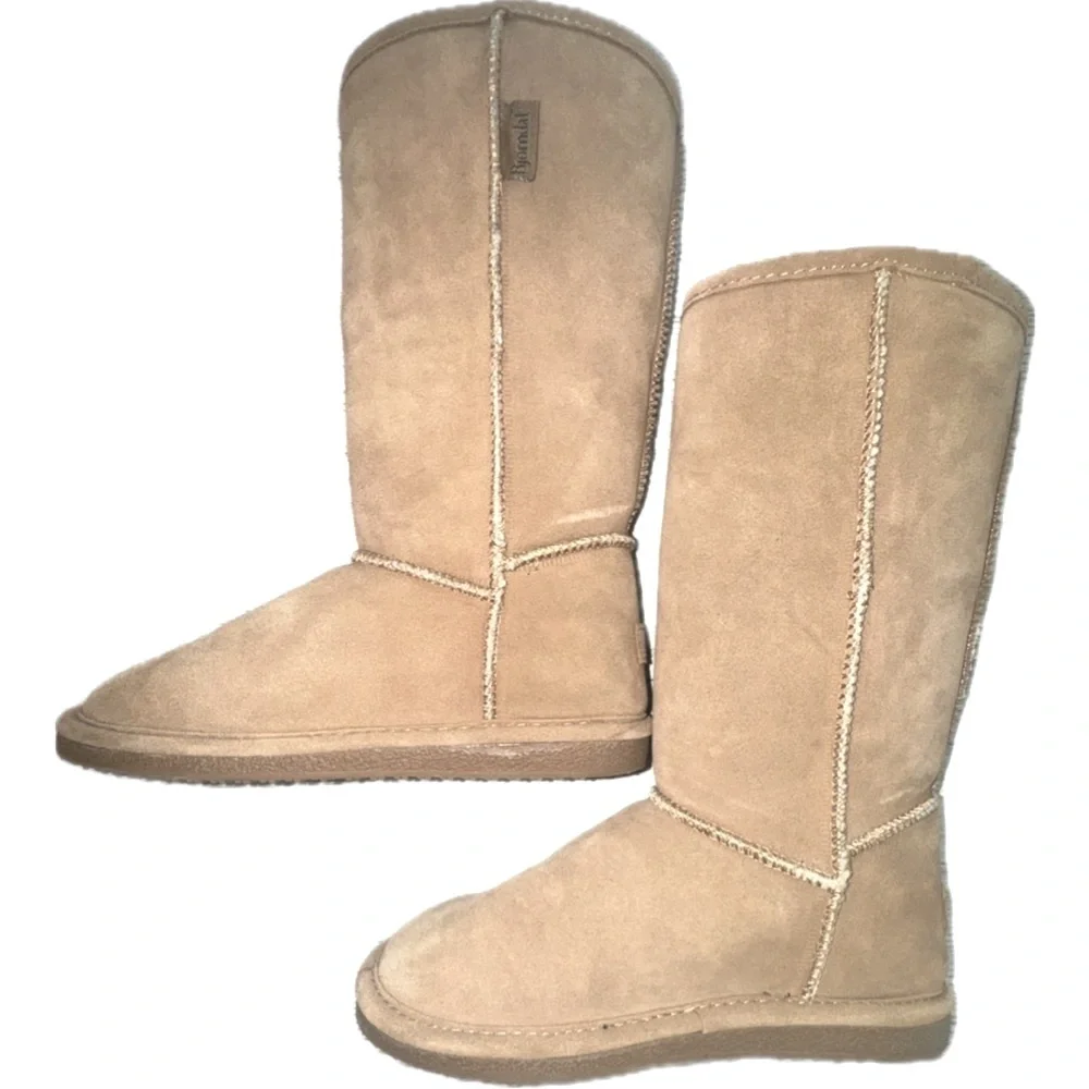 Bjorndal Zoe Brown Tall Classic Sheepskin lined Boots 6 M